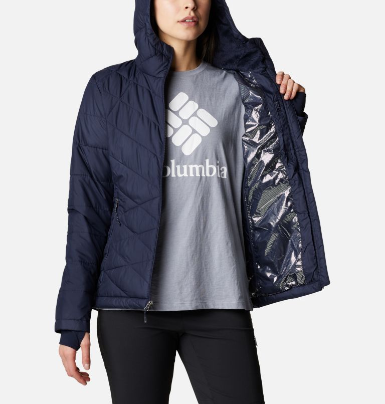 Women's Heavenly Hooded Jacket, Color: Dark Nocturnal, image 5