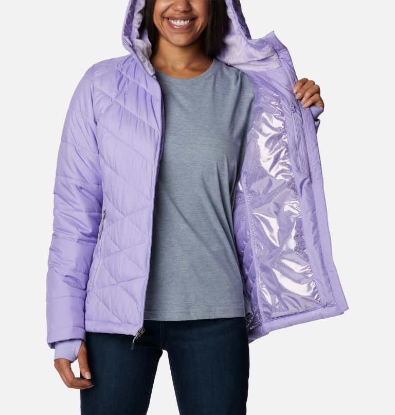 Thumbnail: Women's Heavenly Hooded Jacket, Color: Frosted Purple, image 5