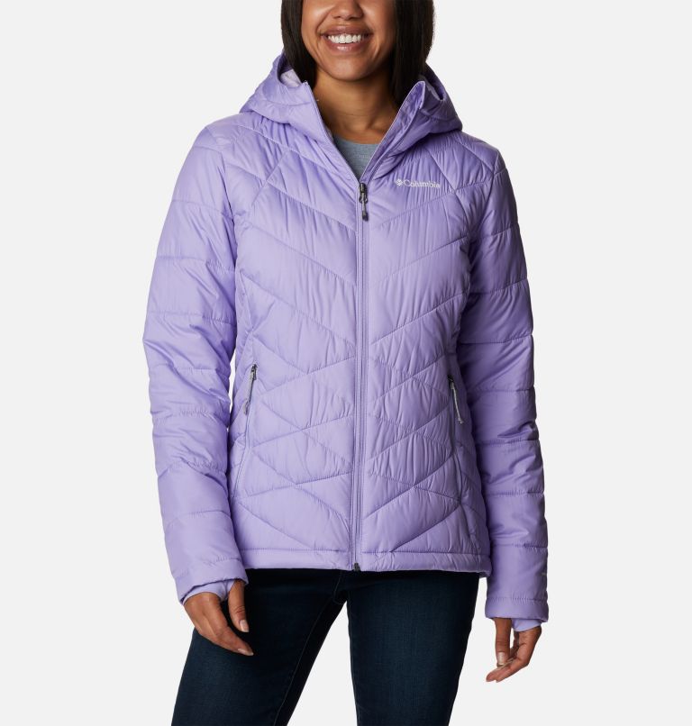 Thumbnail: Manteau à capuchon Heavenly pour femme, Color: Frosted Purple, image 1