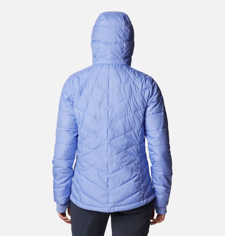 Women's Heavenly Hooded Synthetic Down Jacket, Color: Serenity, image 2