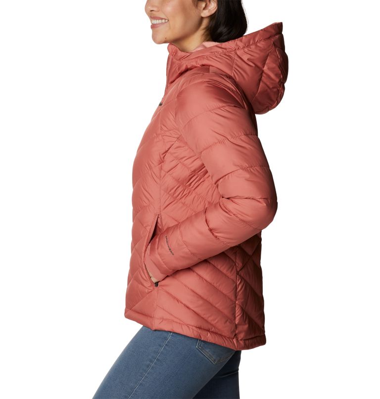 Thumbnail: Women's Heavenly Hooded Jacket, Color: Dark Coral, image 3