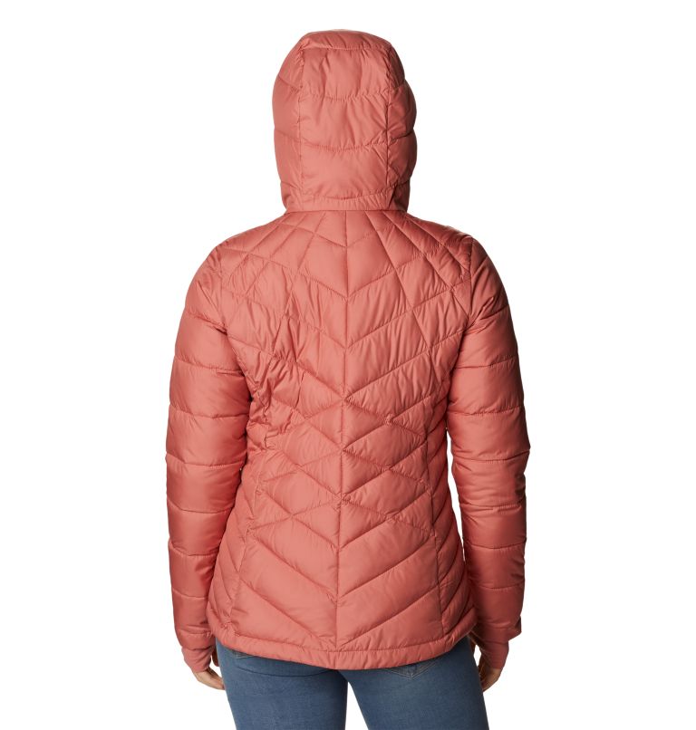 Thumbnail: Women's Heavenly Hooded Jacket, Color: Dark Coral, image 2