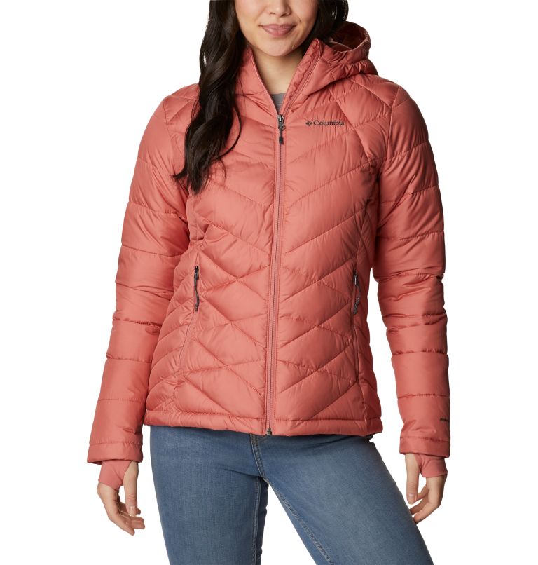 Thumbnail: Women's Heavenly Hooded Jacket, Color: Dark Coral, image 1
