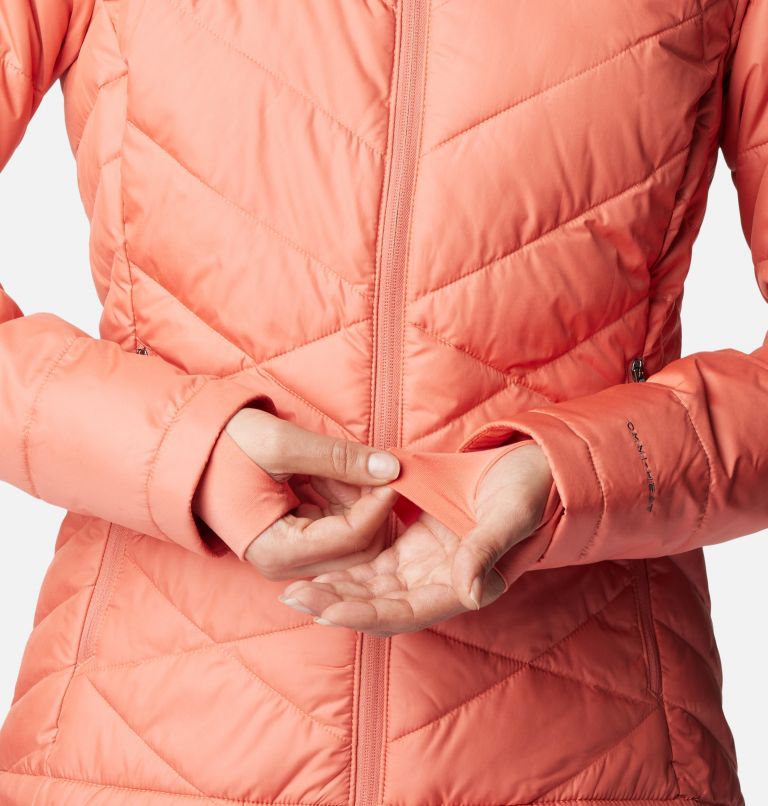 Women's Heavenly Hooded Jacket, Color: Faded Peach, image 7