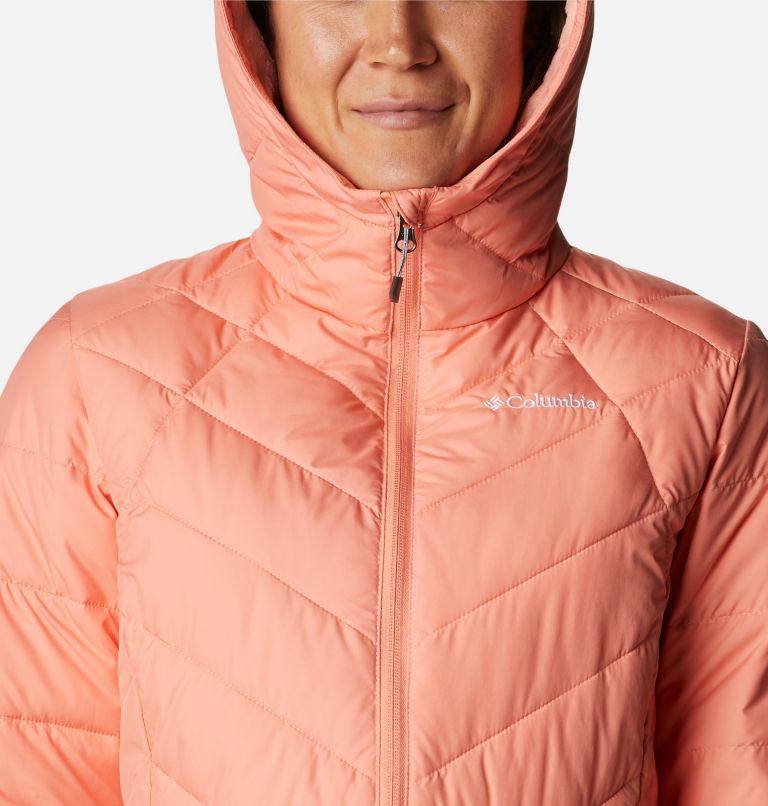 Thumbnail: Women's Heavenly Hooded Jacket, Color: Coral Reef, image 4