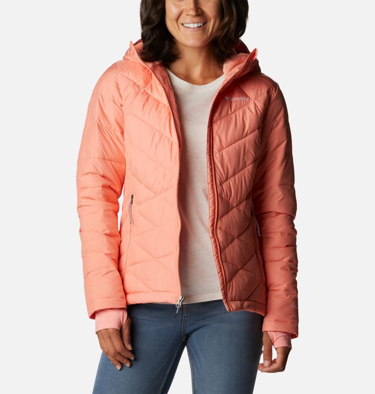 Thumbnail: Women's Heavenly Hooded Jacket, Color: Coral Reef, image 7