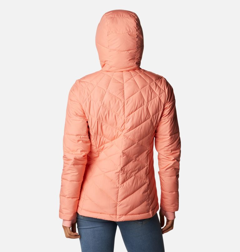 Women's Heavenly Hooded Jacket, Color: Coral Reef