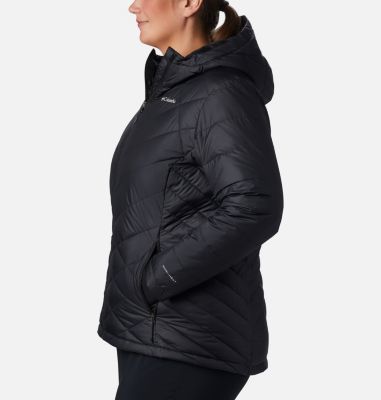 heavenly down hooded puffer jacket