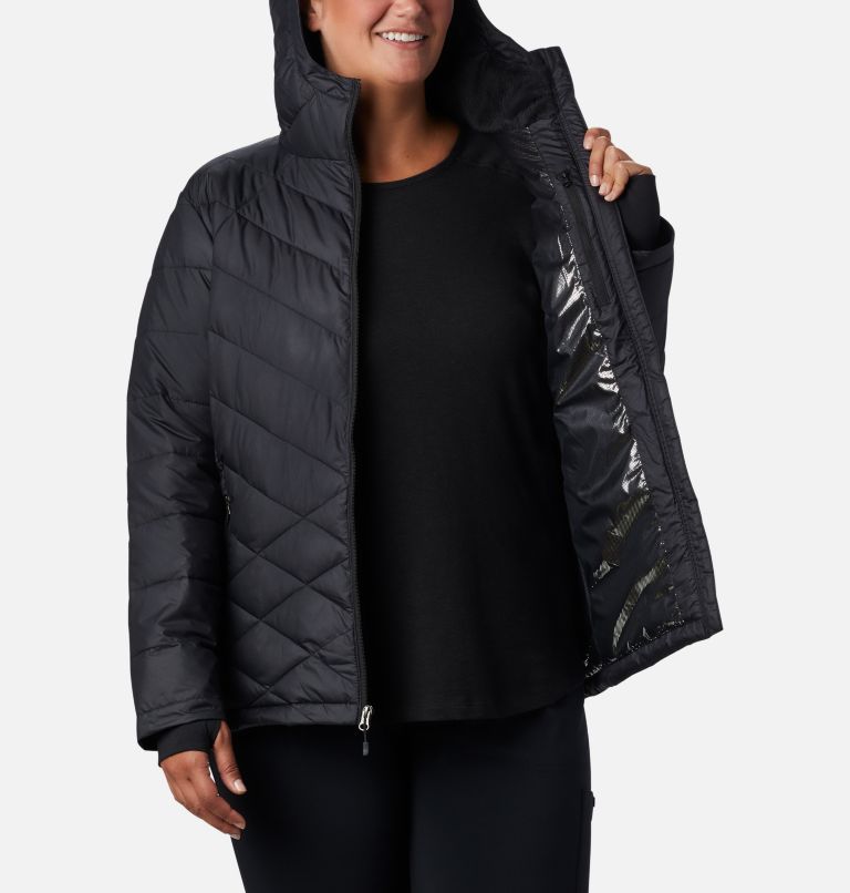 Women's Heavenly Hooded Jacket - Plus Size, Color: Black, image 4