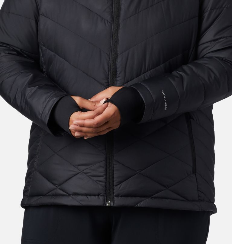 Women's Heavenly Hooded Jacket - Plus Size, Color: Black, image 5