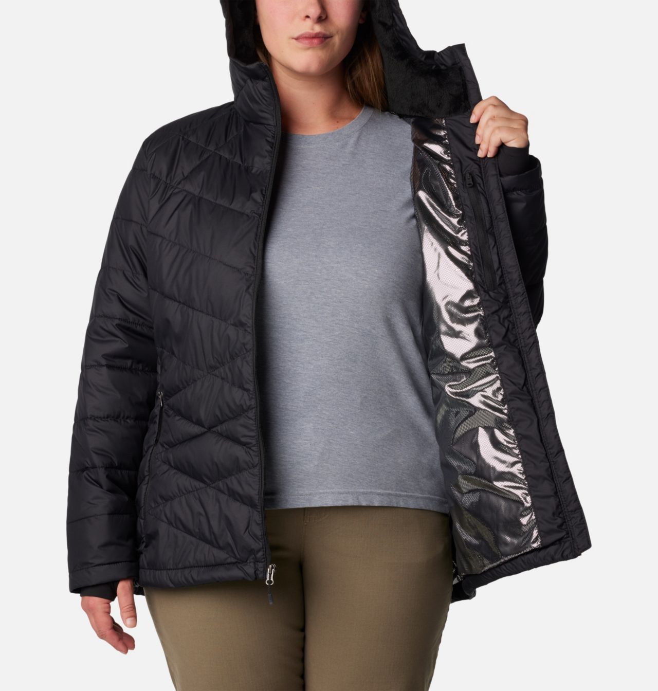 Women's Heavenly™ Hooded Jacket - Plus Size 5