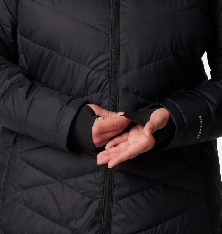 Thumbnail: Women's Heavenly Hooded Jacket - Plus Size, Color: Black, image 7