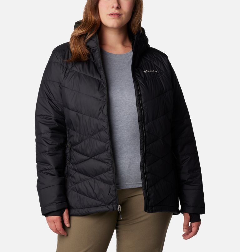 Columbia heavenly hooded on sale jacket plus size