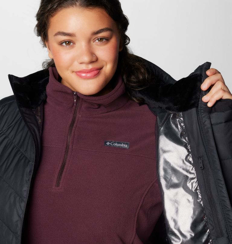Women's Heavenly Hooded Jacket - Plus Size, Color: Black, image 6