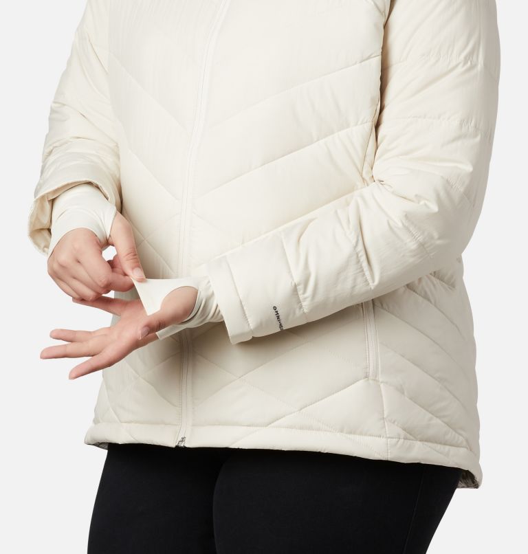 Women's Heavenly Hooded Jacket - Plus Size, Color: Chalk, image 6