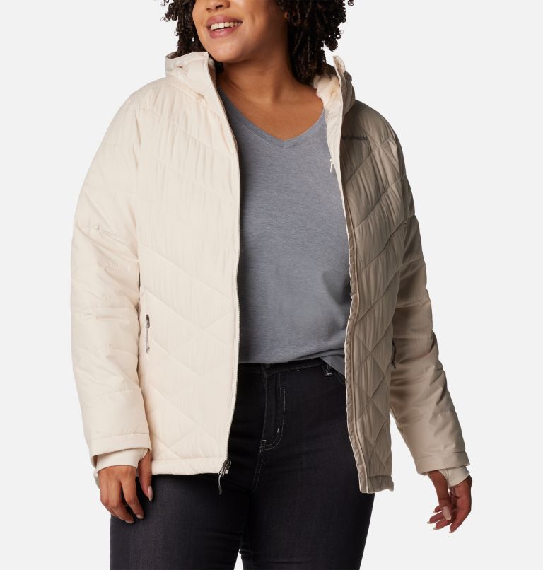 Women's Heavenly Hooded Jacket - Plus Size, Color: Chalk, image 8