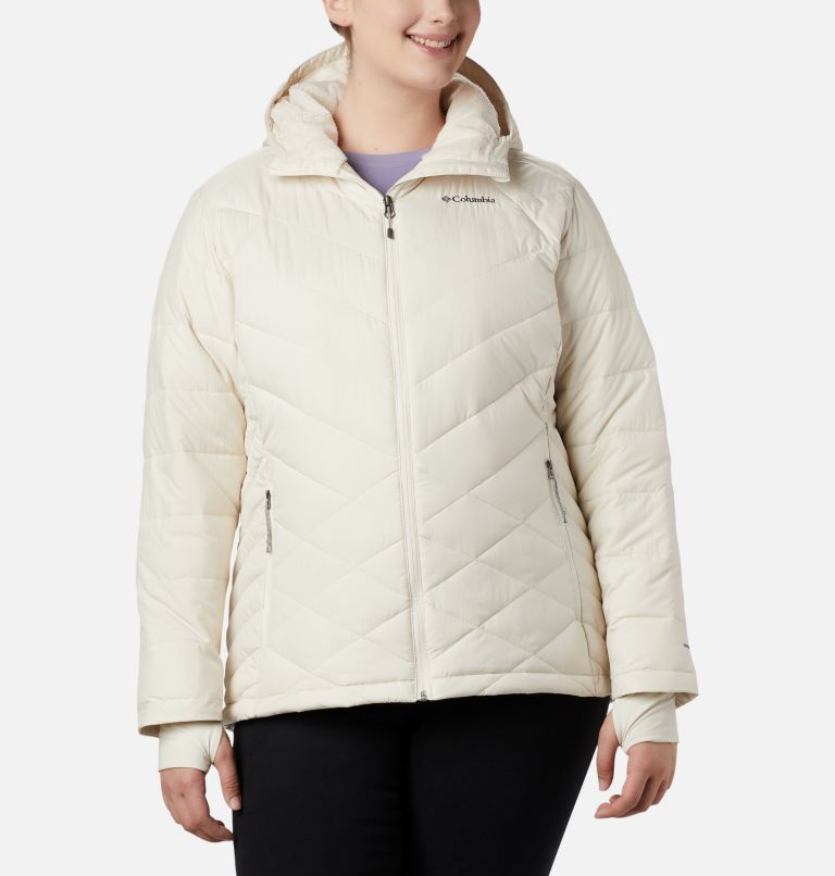 Women's Heavenly Hooded Jacket - Plus Size, Color: Chalk, image 1