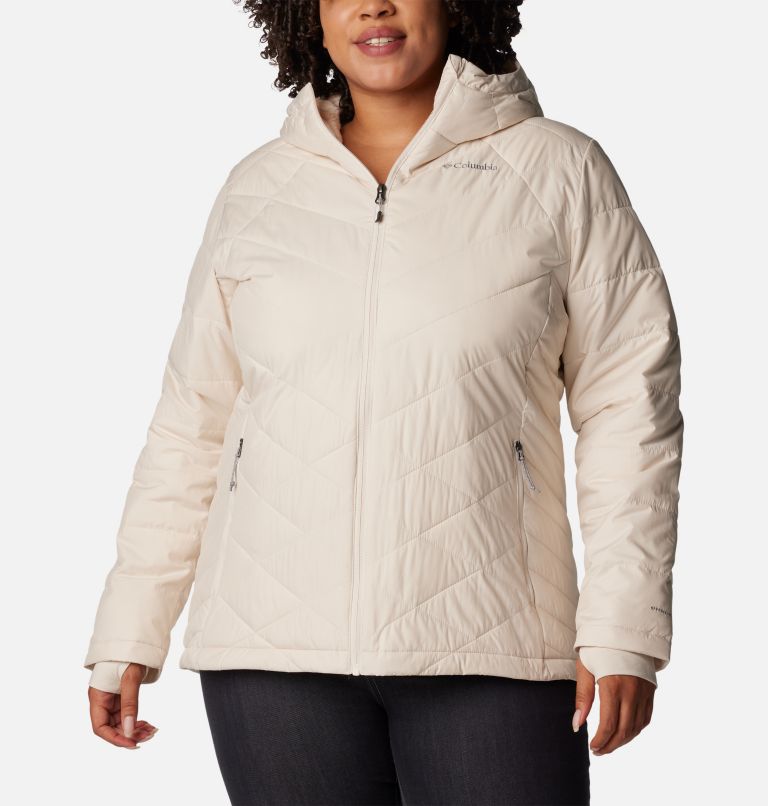 Women's Heavenly Hooded Jacket - Plus Size, Color: Chalk, image 1
