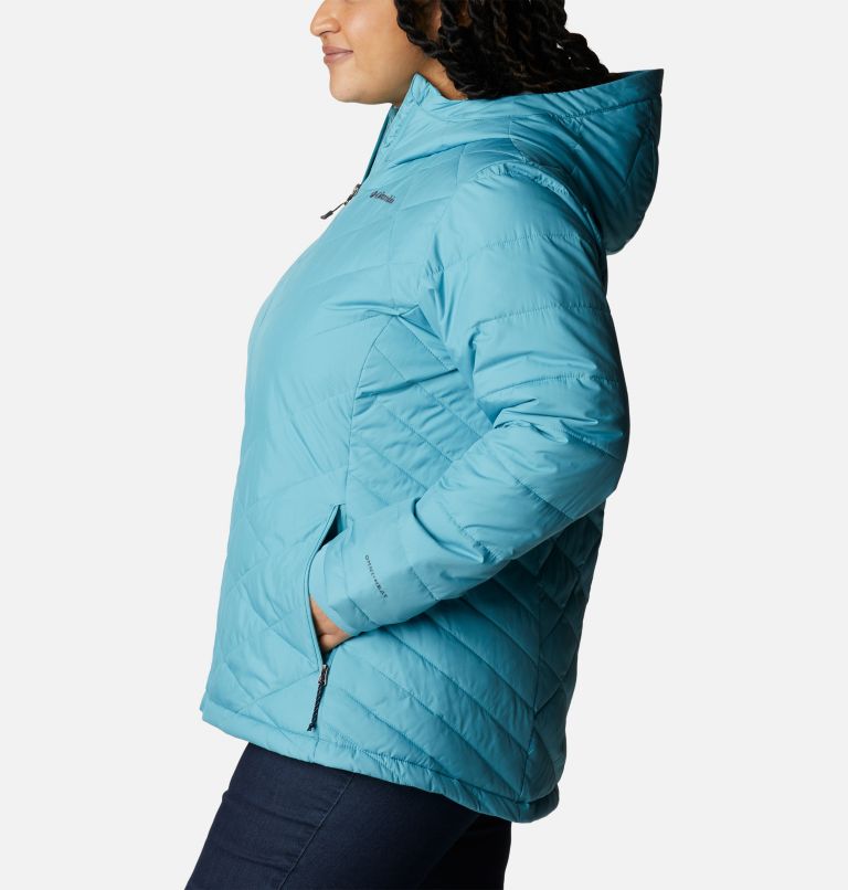 Women's Heavenly Hooded Jacket - Plus Size, Color: Sea Wave, image 3