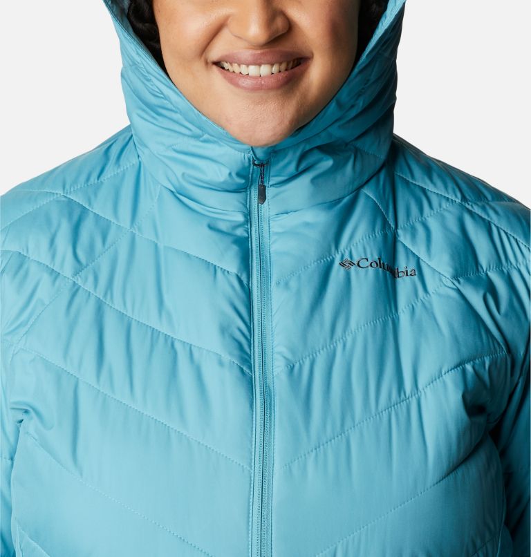 Women's Heavenly Hooded Jacket - Plus Size, Color: Sea Wave, image 4