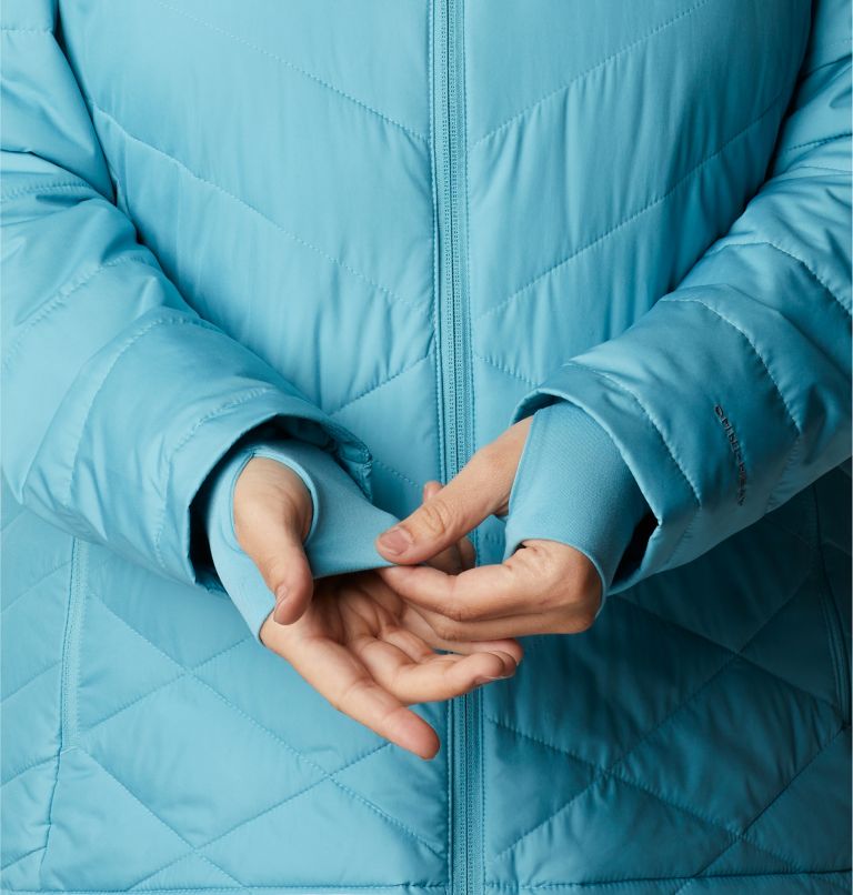 Women's Heavenly Hooded Jacket - Plus Size, Color: Sea Wave, image 7