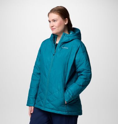 Women's Heavenly Hooded Jacket - Plus Size, Color: River Blue, image 7