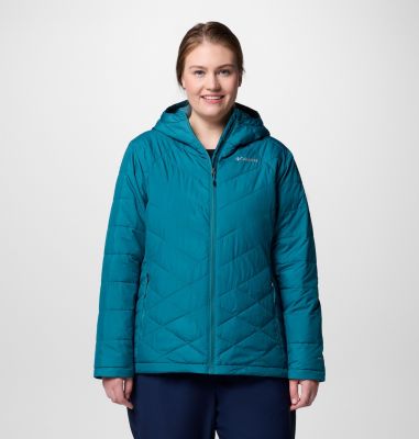 Women's Heavenly Hooded Jacket - Plus Size, Color: River Blue, image 5
