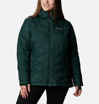 columbia women's heavenly hooded jacket plus size