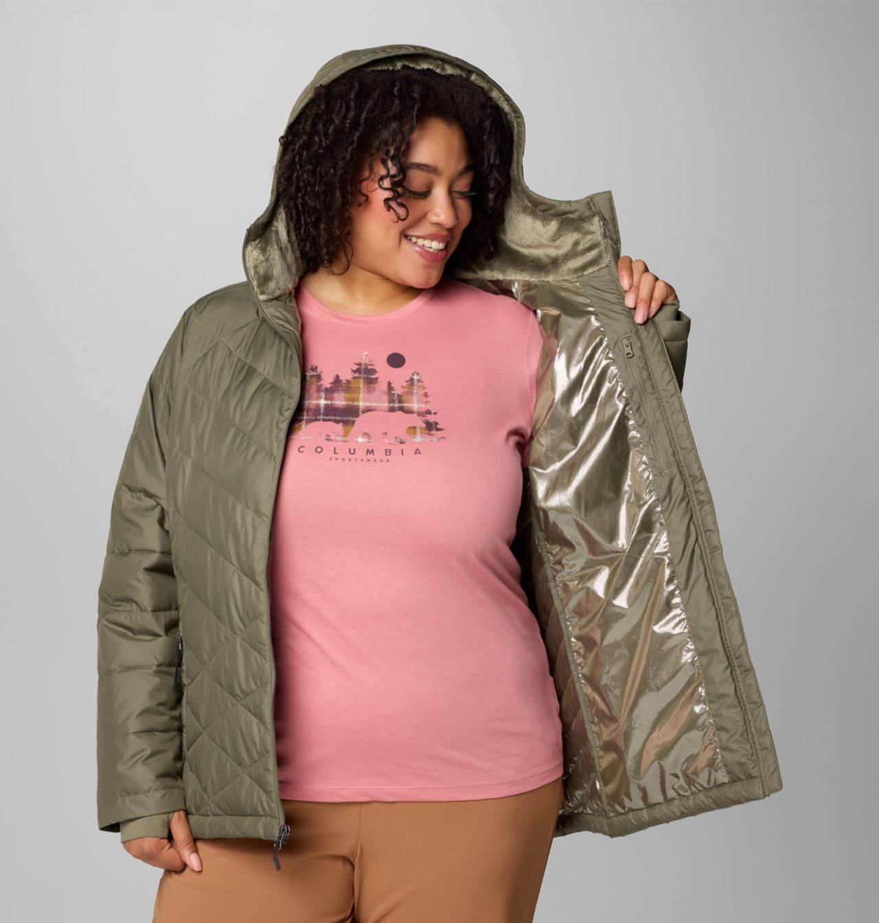 Women's Heavenly™ Hooded Jacket - Plus Size 7