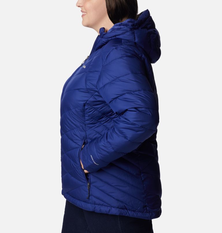 Thumbnail: Women's Heavenly Hooded Jacket - Plus Size, Color: Dark Sapphire, image 3