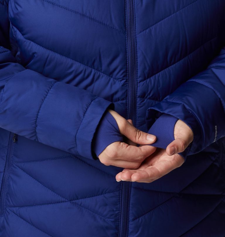 Thumbnail: Women's Heavenly Hooded Jacket - Plus Size, Color: Dark Sapphire, image 8