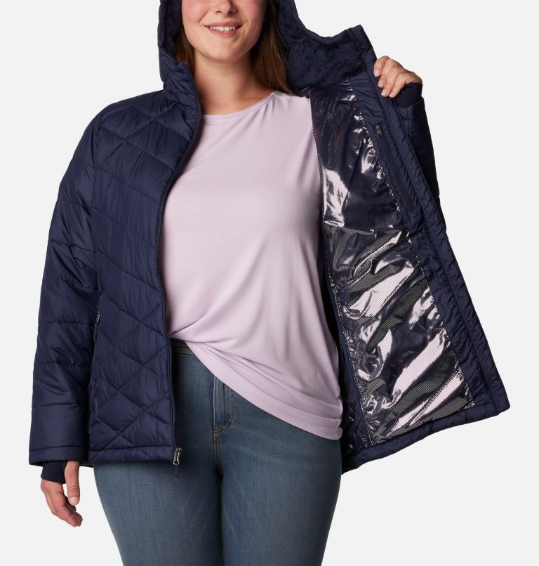 Thumbnail: Women's Heavenly Hooded Jacket - Plus Size, Color: Dark Nocturnal, image 5