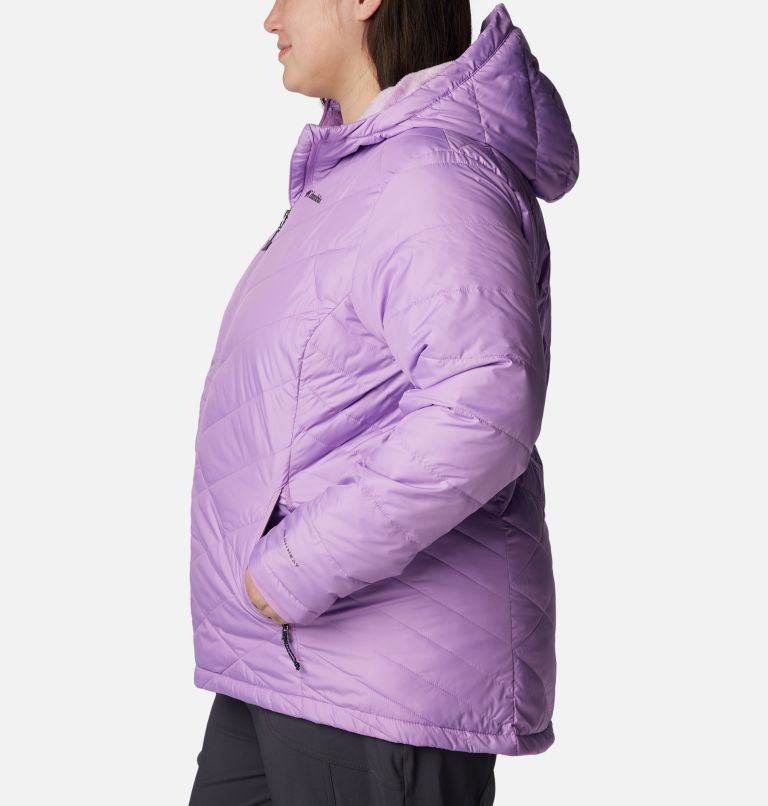 Thumbnail: Women's Heavenly Hooded Jacket - Plus Size, Color: Gumdrop, image 3