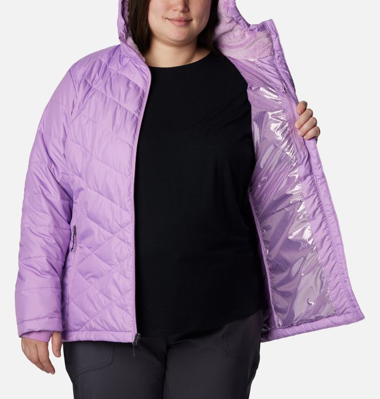 Thumbnail: Women's Heavenly Hooded Jacket - Plus Size, Color: Gumdrop, image 5