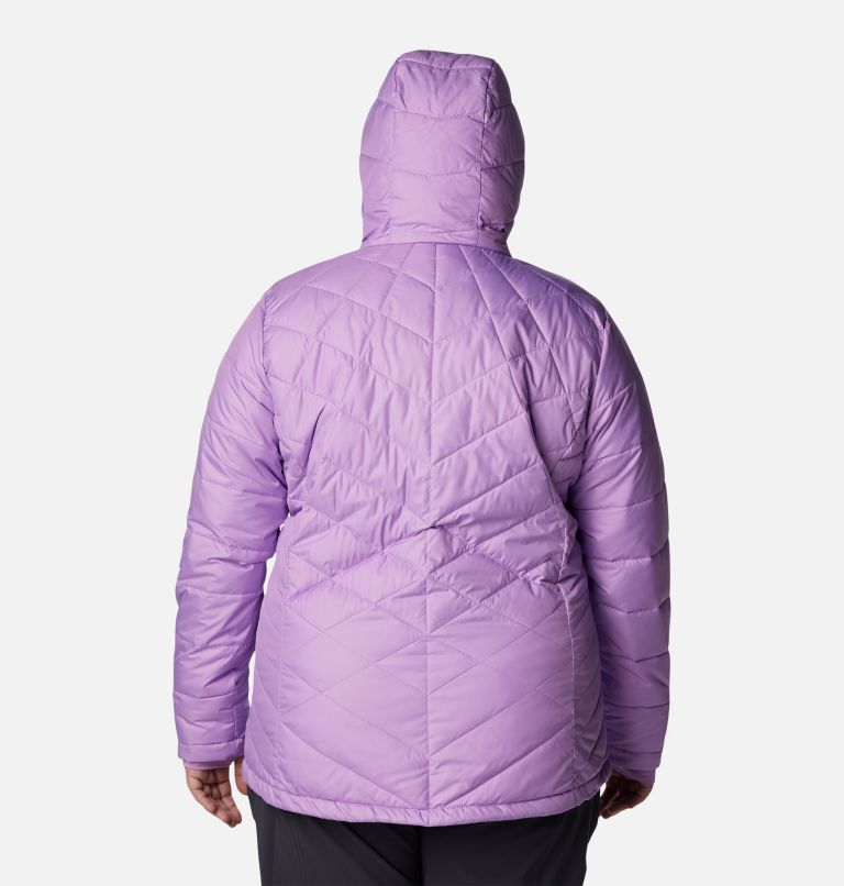 Columbia heavenly hooded outlet jacket dark plum