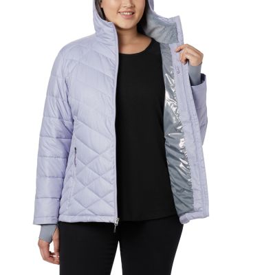 columbia women's heavenly hooded jacket plus size