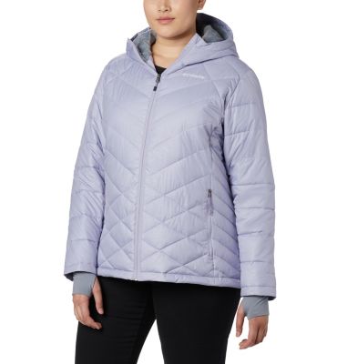 columbia women's heavenly hooded jacket plus size