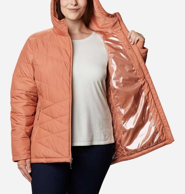 Women's Heavenly Hooded Jacket - Plus Size, Color: Nova Pink, image 5