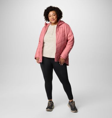 Women's Heavenly Hooded Jacket - Plus Size, Color: Pink Agave, image 3