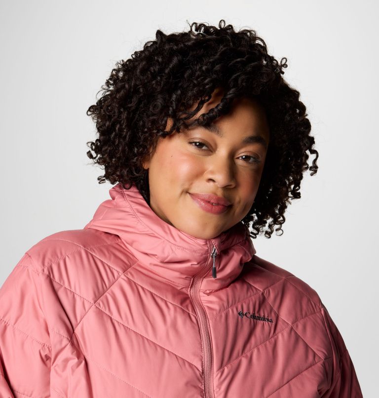 Women's Heavenly Hooded Jacket - Plus Size, Color: Pink Agave, image 5