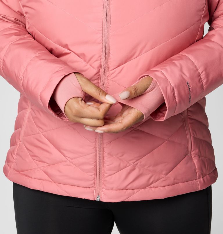 Women's Heavenly Hooded Jacket - Plus Size, Color: Pink Agave, image 6