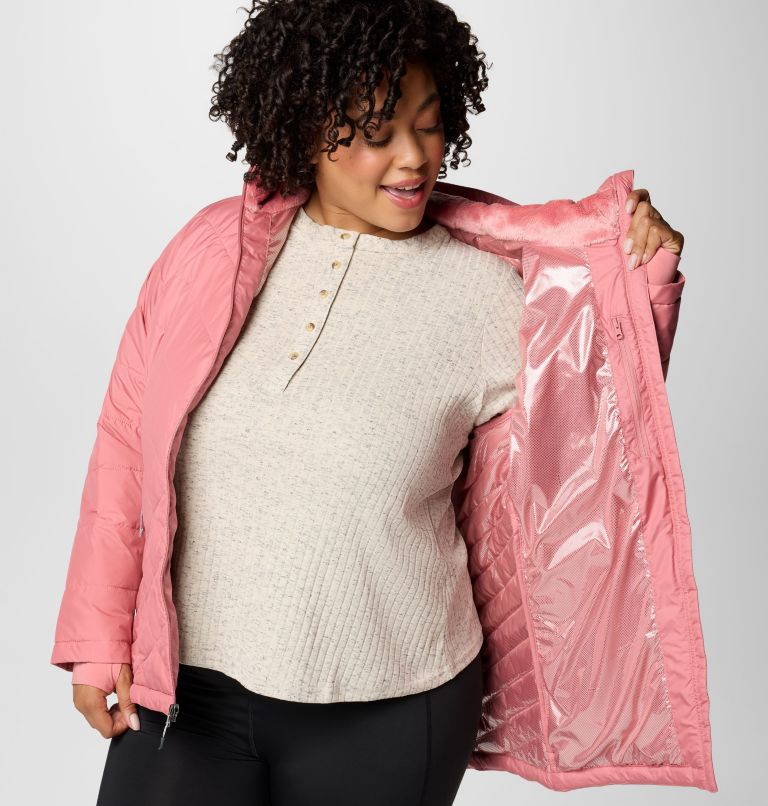 Women's Heavenly Hooded Jacket - Plus Size, Color: Pink Agave, image 7