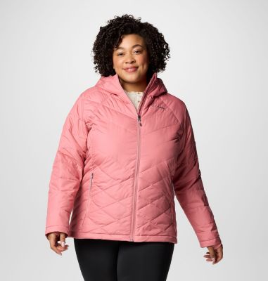 Women's Heavenly Hooded Jacket - Plus Size, Color: Pink Agave, image 1