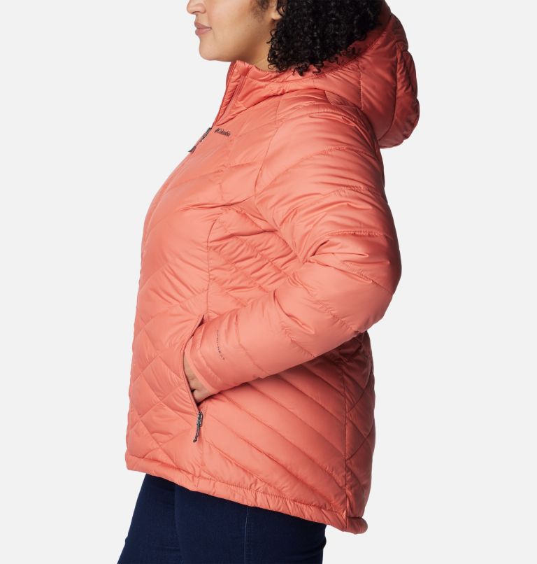 Women's Heavenly Hooded Jacket - Plus Size, Color: Faded Peach, image 3