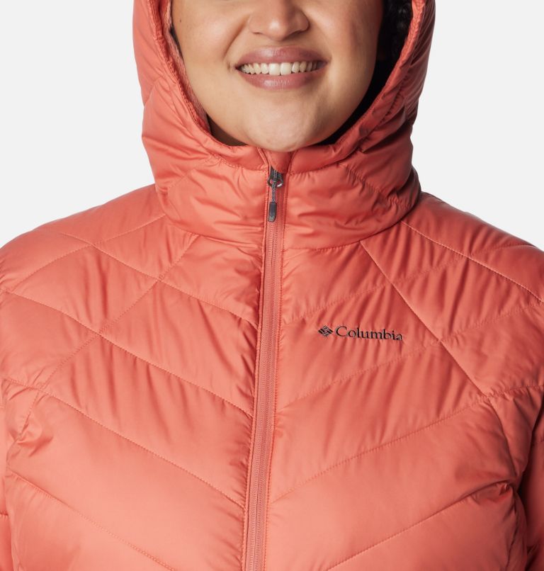 Women's Heavenly Hooded Jacket - Plus Size, Color: Faded Peach, image 4