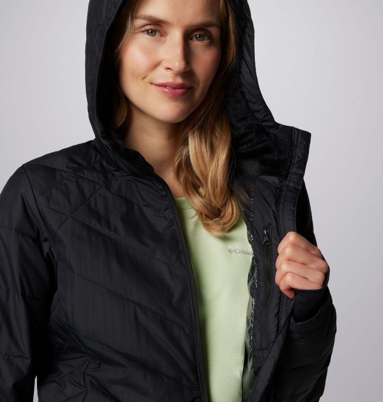 Columbia Women's Heavenly™ Long Hooded Jacket Black - Sun & Ski Sports