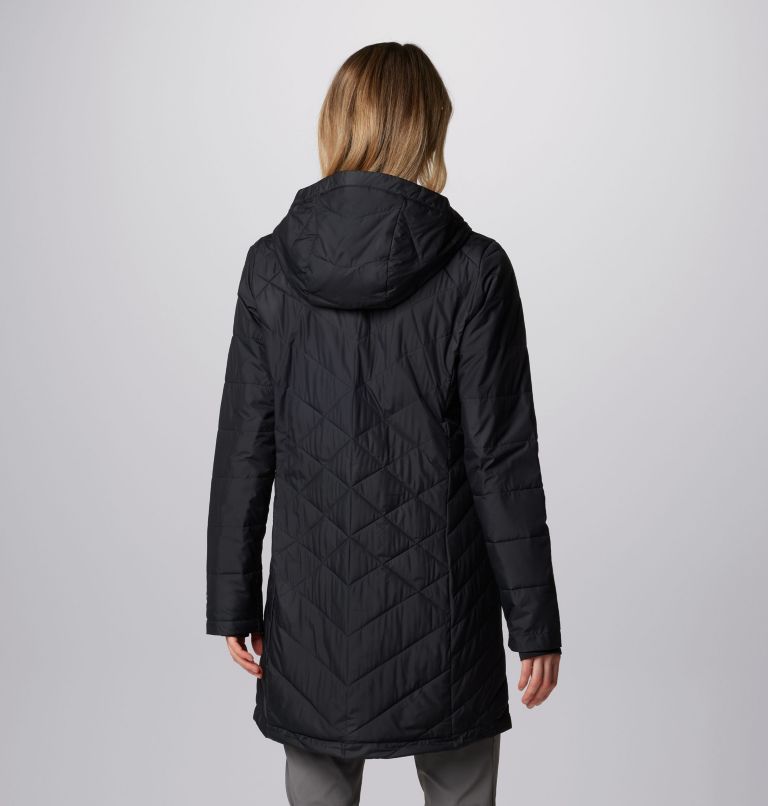 Columbia-Heavenly™ Long Hooded Jacket- Black - Walk the Coast