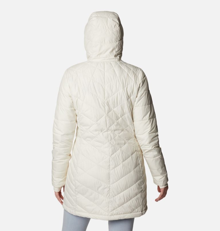 Columbia heavenly best sale long hooded jacket