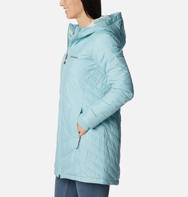 Columbia heavenly long hooded jacket outlet large