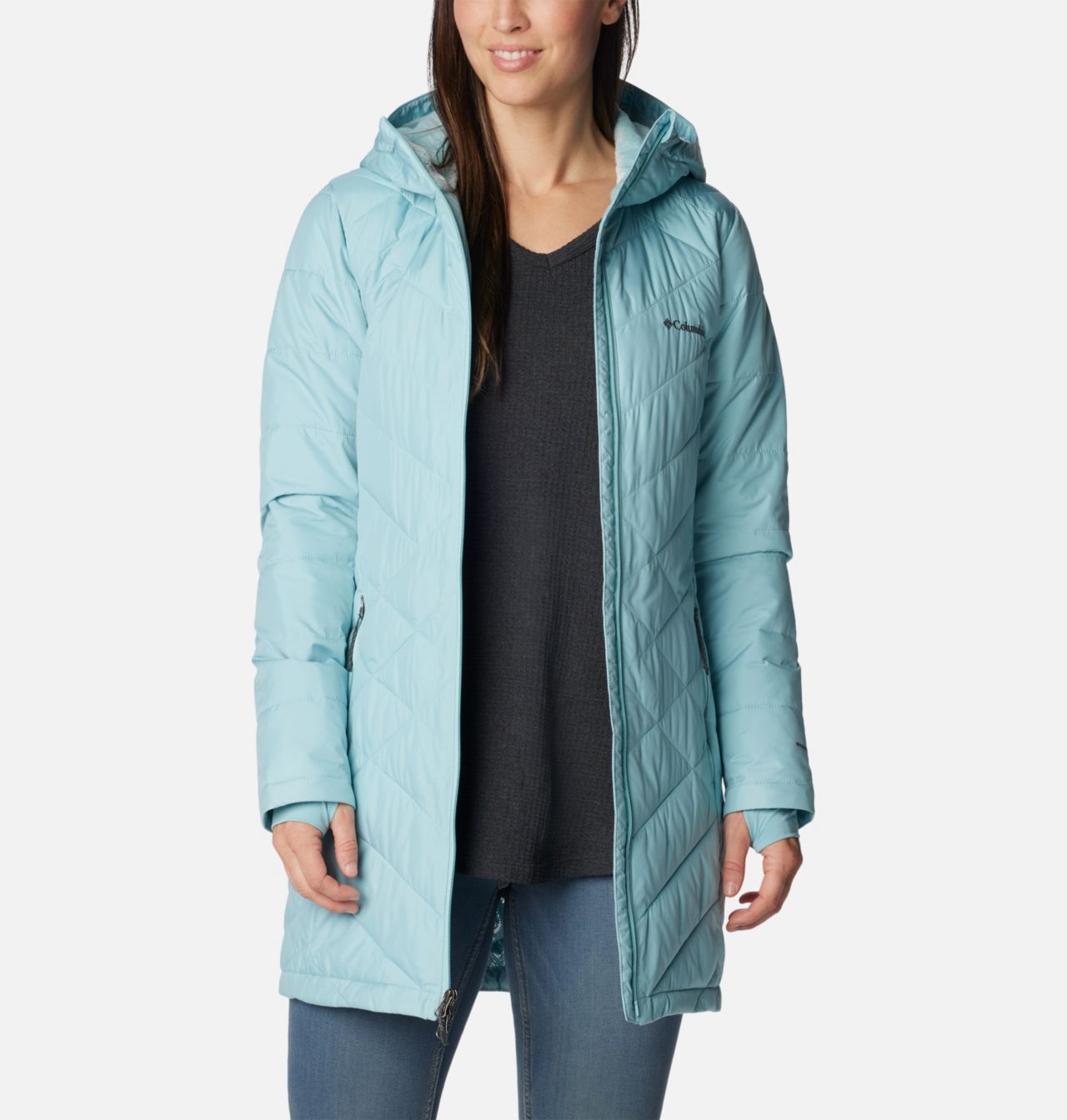 Women's Heavenly™ Long Hooded Jacket 8